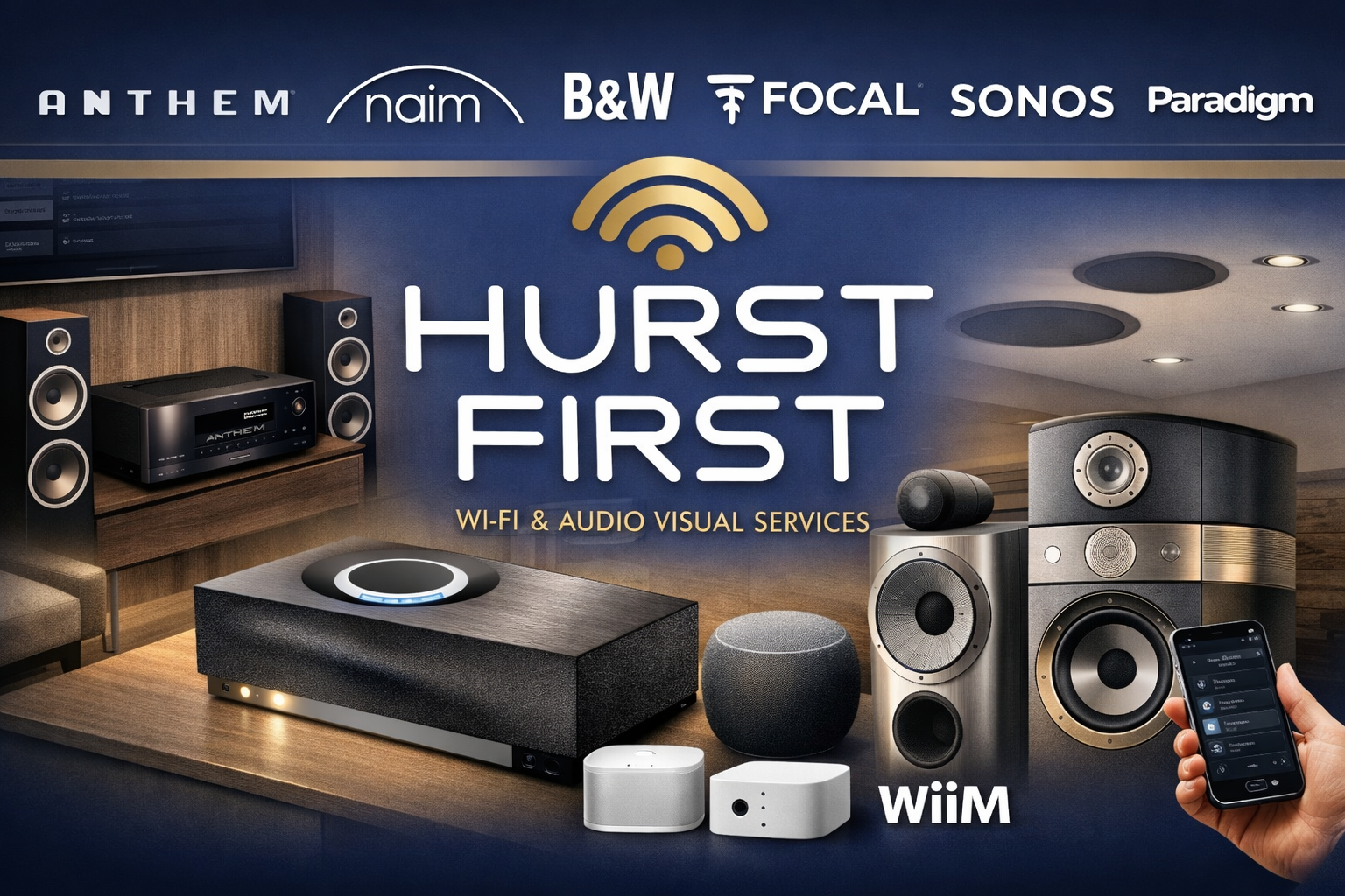 Audio and visual installation, home cinema, and multi-room audio solutions in Dubai and the UAE